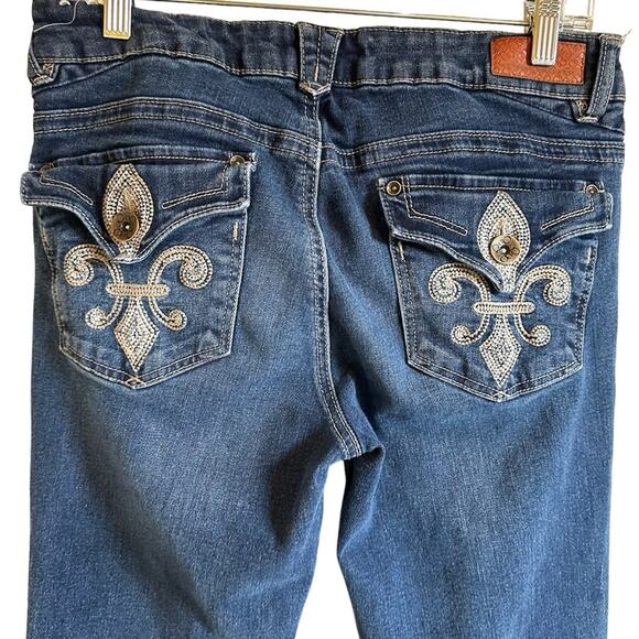 Democracy‎ artisan crafted women’s capri jeans size 8 - Picture 1 of 10